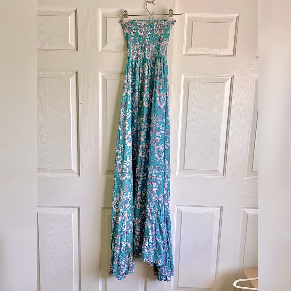 Tiare Hawaii Strapless Tiered Maxi | One Size